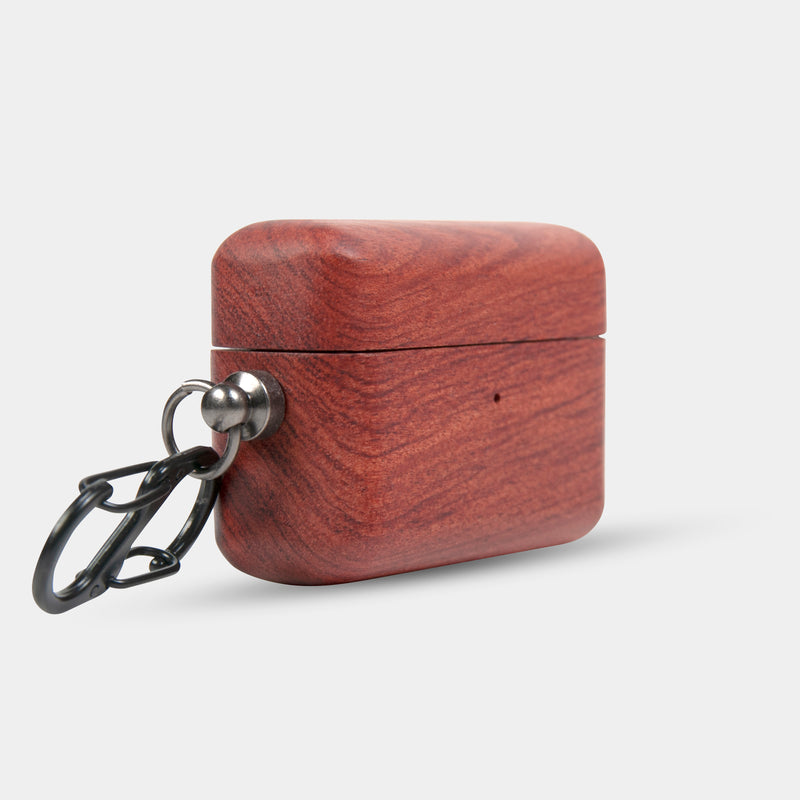 Best Custom Mahogany Wood AirPods Pro Case Covers - Engraved In Nature
