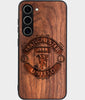 Best Wood Manchester United F.C. Samsung Galaxy S24 Plus Case - Custom Engraved Cover - Engraved In Nature