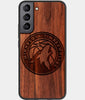 Best Wood Minnesota Timberwolves Samsung Galaxy S22 Case - Custom Engraved Cover - Engraved In Nature
