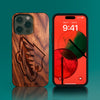Custom Minnesota Wild iPhone 14/14 Pro/14 Pro Max/14 Plus Case - Carved Wood Wild Cover