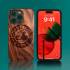 Custom Montreal Expos iPhone 14/14 Pro/14 Pro Max/14 Plus Case - Carved Wood Expos Cover