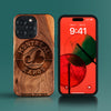 Custom Montreal Expos iPhone 15/15 Pro/15 Pro Max/15 Plus Case - Carved Wood Expos Cover