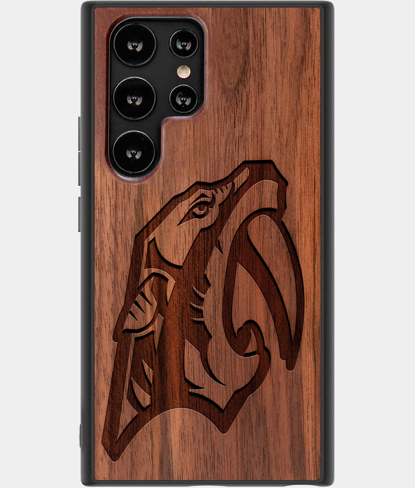 Best Wood Nashville Predators Samsung Galaxy S22 Ultra Case - Custom Engraved Cover - Engraved In Nature