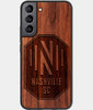 Best Wood Nashville SC Samsung Galaxy S22 Plus Case - Custom Engraved Cover - Engraved In Nature