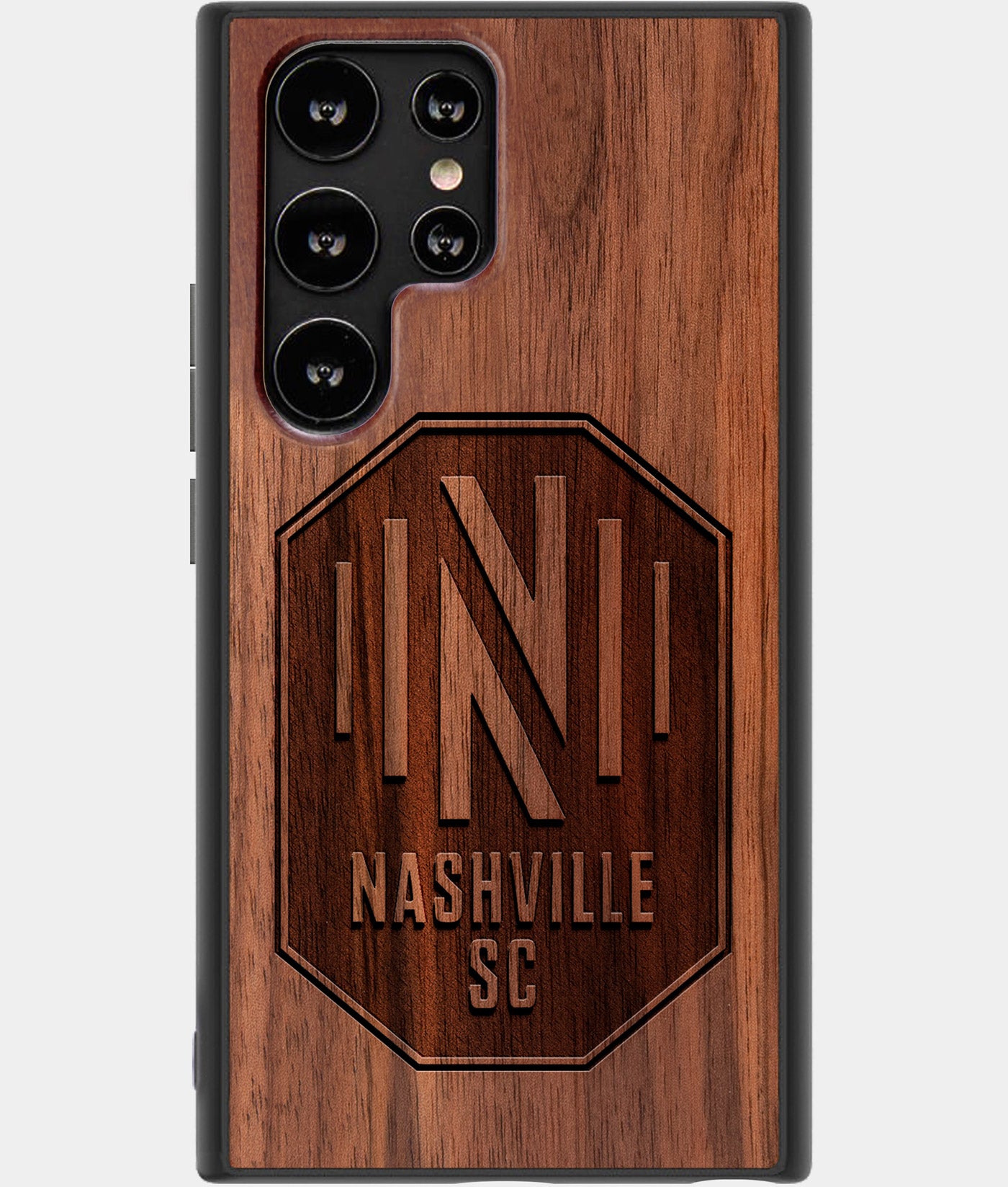 Best Wood Nashville SC Samsung Galaxy S22 Ultra Case - Custom Engraved Cover - Engraved In Nature