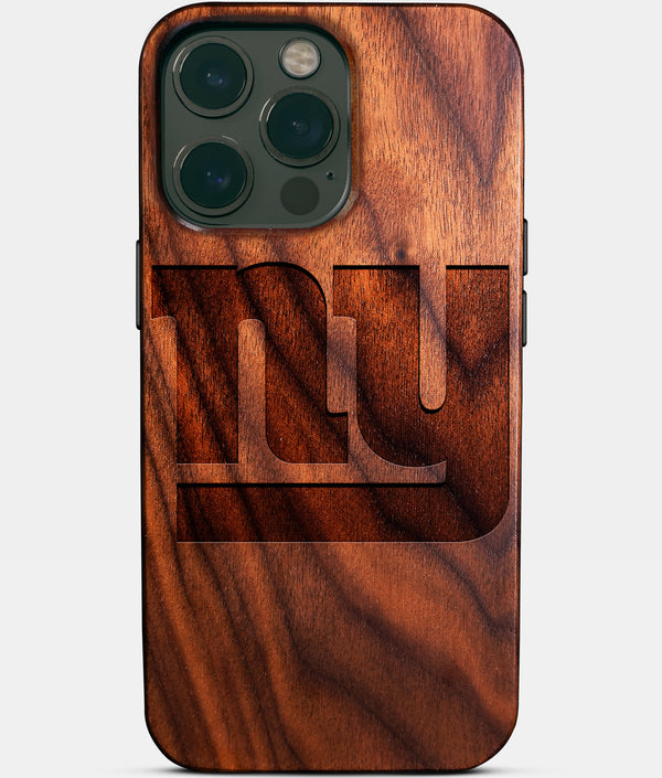Custom New York Giants iPhone 14/14 Pro/14 Pro Max/14 Plus Case - Wood Giants Cover - Eco-friendly New York Giants iPhone 14 Case - Carved Wood Custom New York Giants Gift For Him - Monogrammed Personalized iPhone 14 Cover By Engraved In Nature