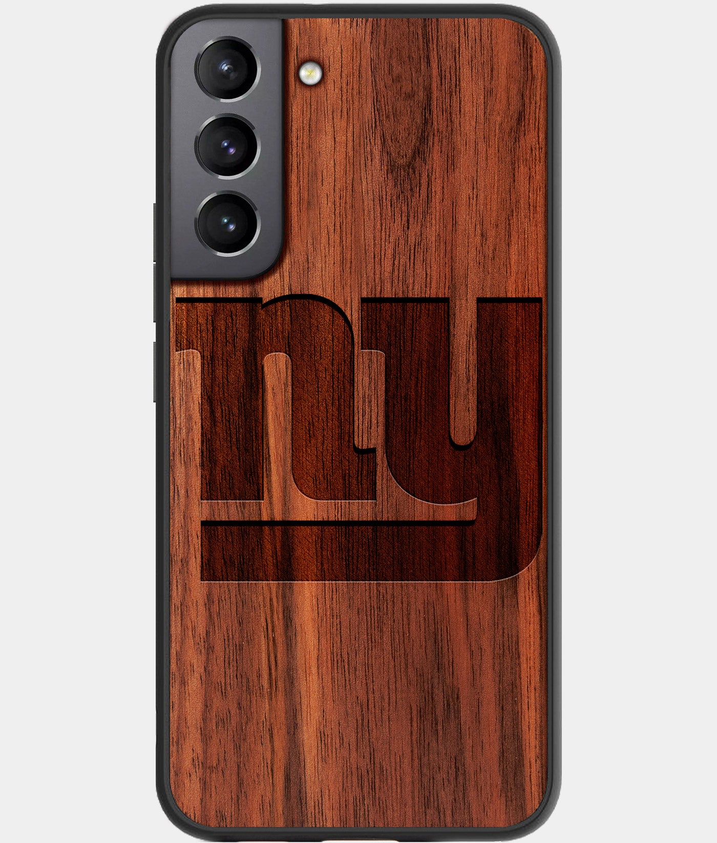 Best Wood New York Giants Samsung Galaxy S22 Case - Custom Engraved Cover - Engraved In Nature