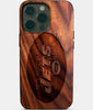 Custom New York Jets iPhone 14/14 Pro/14 Pro Max/14 Plus Case - Wood Jets Cover - Eco-friendly New York Jets iPhone 14 Case - Carved Wood Custom New York Jets Gift For Him - Monogrammed Personalized iPhone 14 Cover By Engraved In Nature
