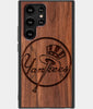 Best Wood New York Yankees Samsung Galaxy S23 Ultra Case - Custom Engraved Cover - Engraved In Nature