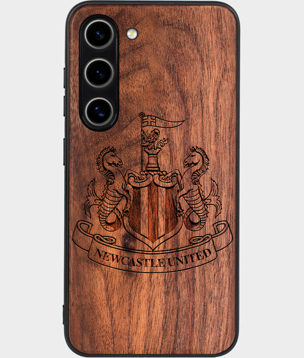 Best Wood Newcastle United F.C. Galaxy S24 Case - Custom Engraved Cover - Engraved In Nature