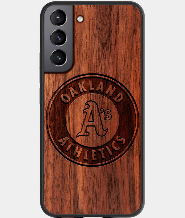 Best Wood Oakland Athletics Galaxy S23 Case - Custom Engraved Cover - Engraved In Nature