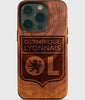 Custom Olympique Lyonnais iPhone Case - Carved Wood Personalized Olympique Lyonnais Football iPhone Covers