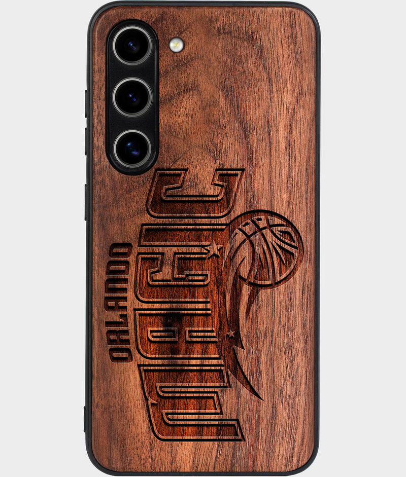 Best Wood Orlando Magic Samsung Galaxy S24 Plus Case - Custom Engraved Cover - Engraved In Nature