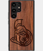 Best Wood Ottawa Senators Samsung Galaxy S22 Ultra Case - Custom Engraved Cover - Engraved In Nature