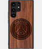 Best Wood Paris Saint Germain F.C. Samsung Galaxy S22 Ultra Case - Custom Engraved Cover - Engraved In Nature