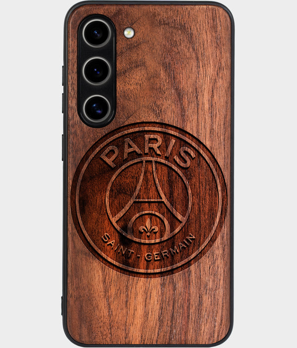 Best Wood Paris Saint Germain F.C. Galaxy S24 Case - Custom Engraved Cover - Engraved In Nature