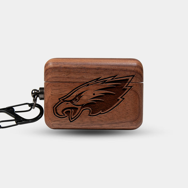 Custom Philadelphia Eagles AirPods Cases | AirPods | AirPods Pro | AirPods Pro 2 Case - Carved Wood Eagles AirPods Cover - Eco-friendly Philadelphia Eagles AirPods Case - Custom Philadelphia Eagles Gift For Him - Monogrammed Personalized AirPods Cover By Engraved In Nature