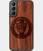 Best Wood Philadelphia Union Samsung Galaxy S22 Plus Case - Custom Engraved Cover - Engraved In Nature