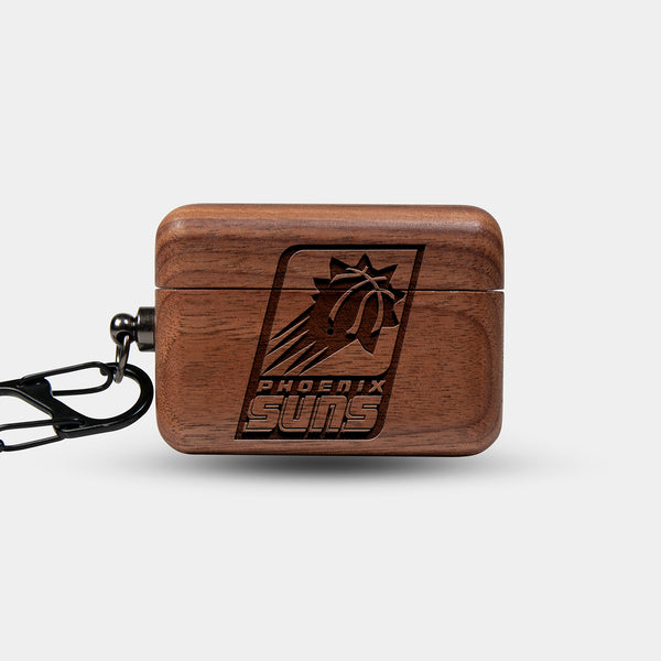Custom Phoenix Suns AirPods Cases | AirPods | AirPods Pro | AirPods Pro 2 Case - Carved Wood Suns AirPods Cover - Eco-friendly Phoenix Suns AirPods Case - Custom Phoenix Suns Gift For Him - Monogrammed Personalized AirPods Cover By Engraved In Nature