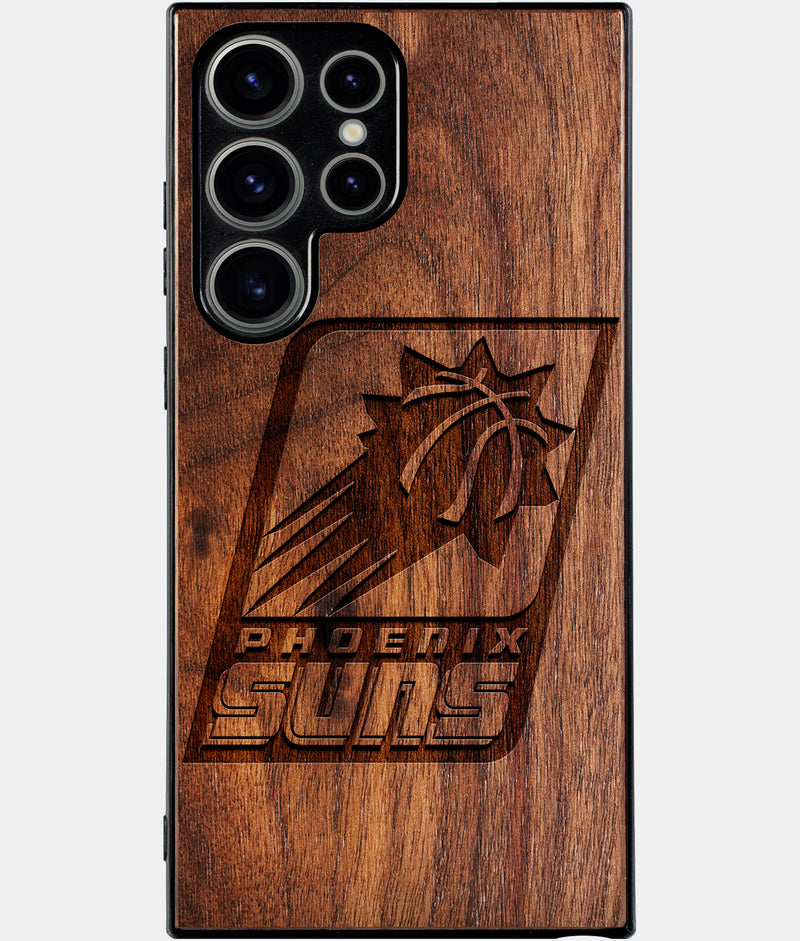 Best Wood Phoenix Suns Samsung Galaxy S24 Ultra Case - Custom Engraved Cover - Engraved In Nature
