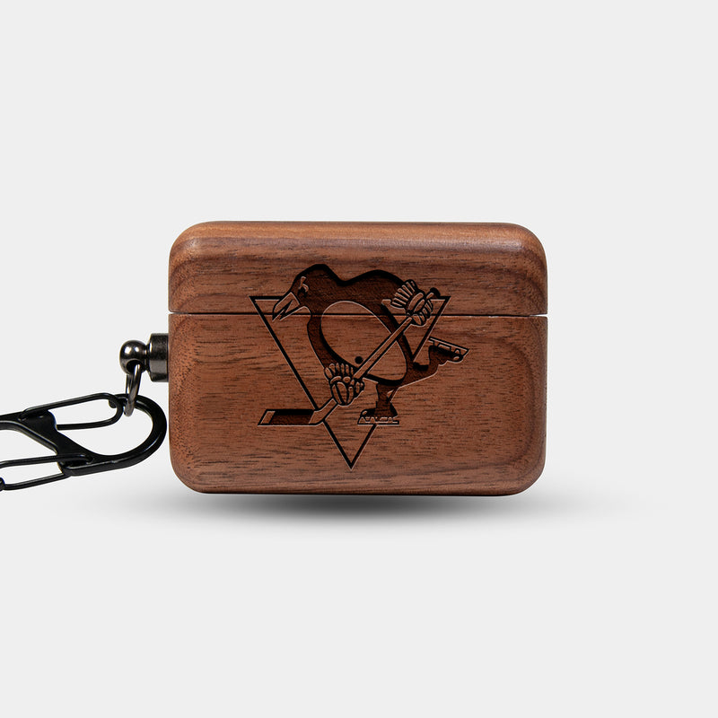 Custom Pittsburgh Penguins AirPods Cases | AirPods | AirPods Pro | AirPods Pro 2 Case - Carved Wood Penguins AirPods Cover - Eco-friendly Pittsburgh Penguins AirPods Case - Custom Pittsburgh Penguins Gift For Him - Monogrammed Personalized AirPods Cover By Engraved In Nature