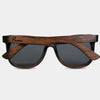 Provo Utah Wood Sunglasses with custom engraving.  Add Your Custom Engraving On The Right Side. Provo Utah Custom Gifts For Men - Provo Utah Sustainable Wayfarer Eyewear and Shades Front View