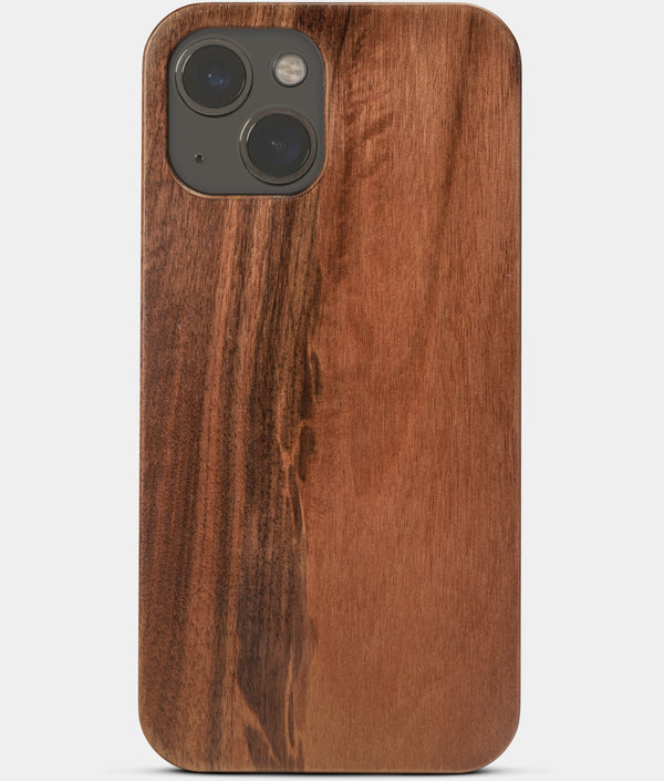 Best Custom Walnut Wood iPhone 13 Mini Case | Magsafe iPhone 13 Mini Cover - Engraved In Nature