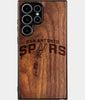 Best Wood San Antonio Spurs Samsung Galaxy S24 Ultra Case - Custom Engraved Cover - Engraved In Nature