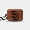 Custom San Diego Padres AirPods Cases | AirPods | AirPods Pro | AirPods Pro 2 Case - Carved Wood Padres AirPods Cover - Eco-friendly San Diego Padres AirPods Case - Custom San Diego Padres Gift For Him - Monogrammed Personalized AirPods Cover By Engraved In Nature