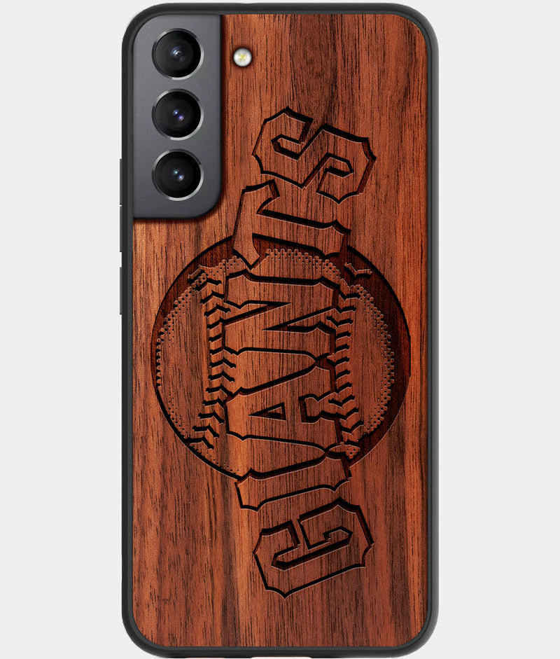 Best Wood San Francisco Giants Samsung Galaxy S22 Plus Case - Custom Engraved Cover - Engraved In Nature