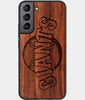 Best Wood San Francisco Giants Samsung Galaxy S22 Case - Custom Engraved Cover - Engraved In Nature
