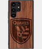 Best Wood San Jose Earthquakes Samsung Galaxy S22 Ultra Case - Custom Engraved Cover - Engraved In Nature