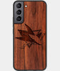 Best Wood San Jose Sharks Samsung Galaxy S22 Plus Case - Custom Engraved Cover - Engraved In Nature