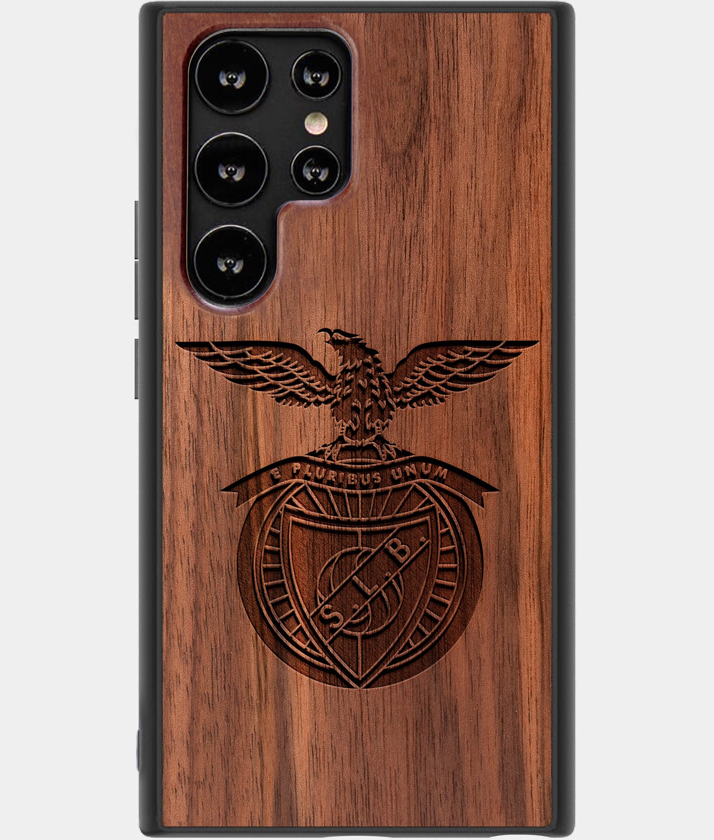 Best Wood S.L. Benfica Samsung Galaxy S22 Ultra Case - Custom Engraved Cover - Engraved In Nature