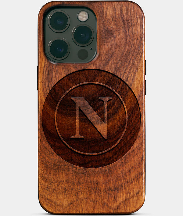 Customizable SSC Napoli iPhone 14/14 Pro/14 Pro Max/14 Plus Case - Carved Wood SSC Napoli Cover - SSC Napoli Birthday Christmas Gifts - iPhone 14 Case - Custom SSC Napoli Gift For Him - SSC Napoli Gifts For Men - 2022 SSC Napoli Christmas Gifts - Carved Wood Custom Naples Italian Football Gift For Him - Monogrammed unusual Italy football gifts iPhone 14 | iPhone 14 Pro | 14 Plus Covers | iPhone 13 | iPhone 13 Pro | iPhone 13 Pro Max | iPhone 12 Pro Max | iPhone 12 By by Engraved In Nature