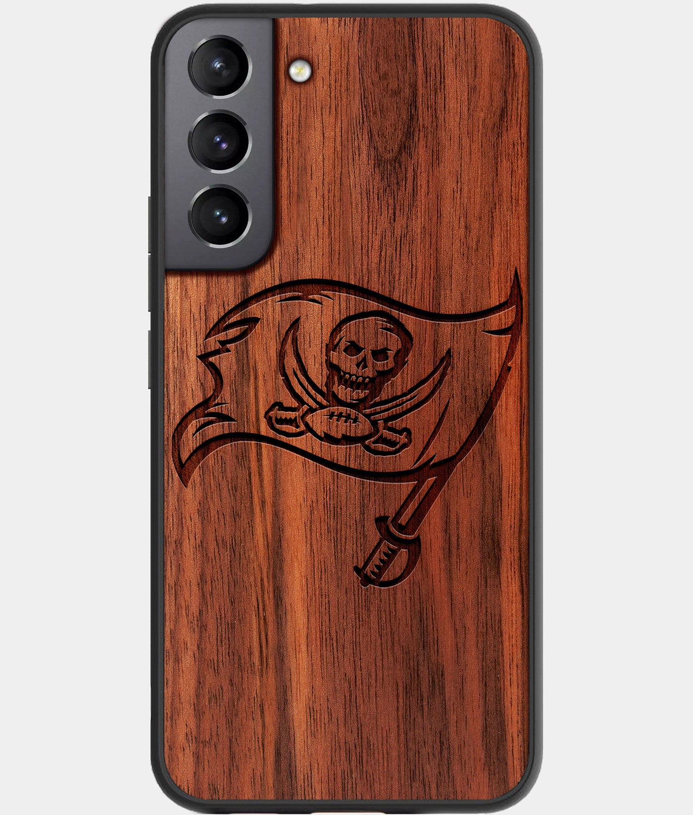 Best Wood Tampa Bay Buccaneers Samsung Galaxy S23 Case - Custom Engraved Cover - Engraved In Nature