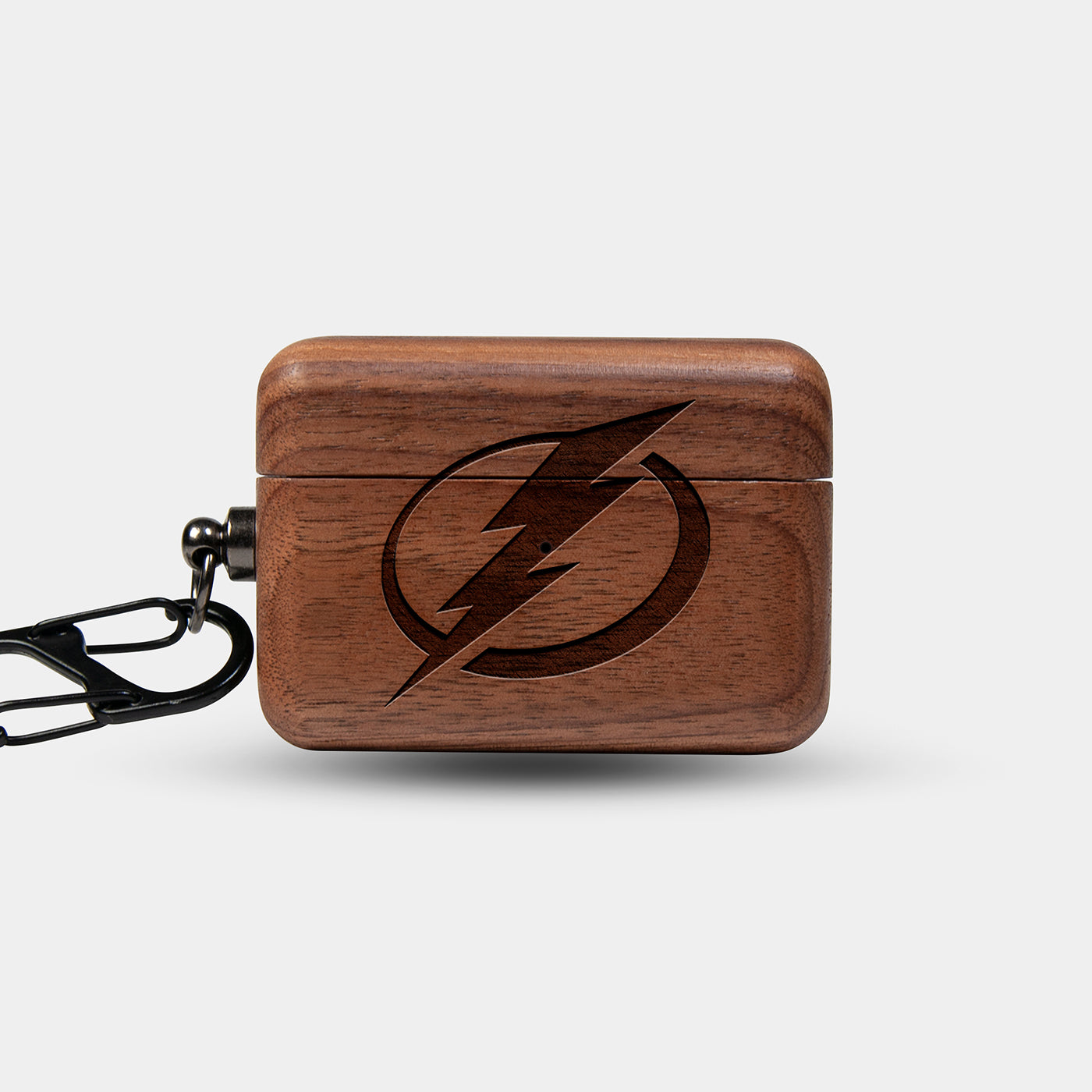 Custom Tampa Bay Lightning AirPods Cases | AirPods | AirPods Pro | AirPods Pro 2 Case - Carved Wood Lightning Covers - Eco-friendly Tampa Bay Lightning AirPods Case - Custom Tampa Bay Lightning Gift For Him - Monogrammed Personalized AirPods Cover By Engraved In Nature