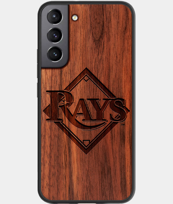 Best Wood Tampa Bay Rays Galaxy S22 Case - Custom Engraved Cover - Engraved In Nature