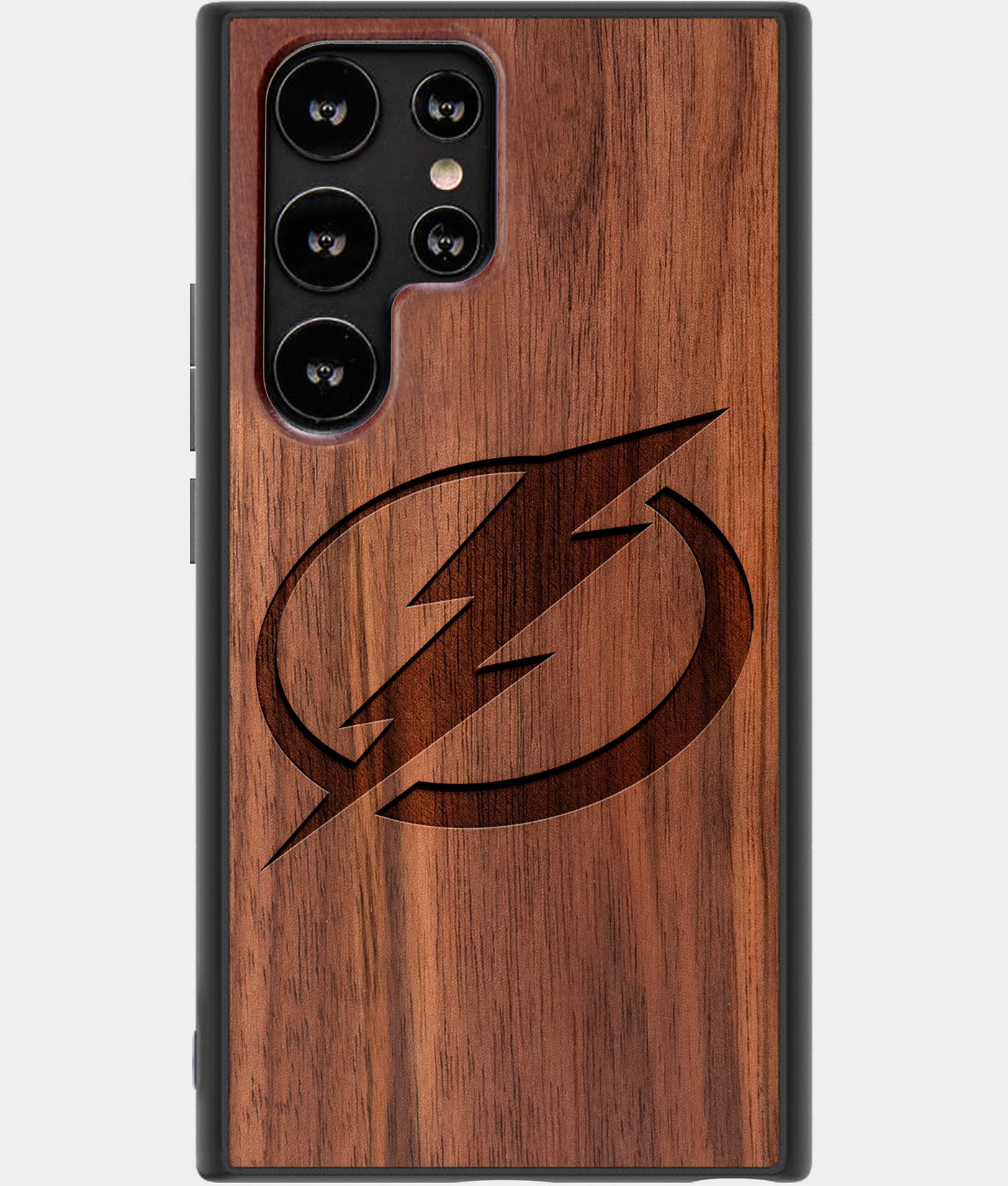 Custom Tampa Bay Lightning Samsung Galaxy S23/S23 Plus/S23 Ultra Case - Wood Lightning Covers