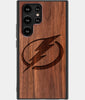 Custom Tampa Bay Lightning Samsung Galaxy S23/S23 Plus/S23 Ultra Case - Wood Lightning Covers