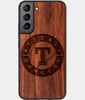 Best Wood Texas Rangers Samsung Galaxy S23 Plus Case - Custom Engraved Cover - Engraved In Nature