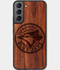 Best Wood Toronto Blue Jays Galaxy S22 Case - Custom Engraved Cover - Engraved In Nature