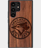 Best Wood Toronto Blue Jays Samsung Galaxy S22 Ultra Case - Custom Engraved Cover - Engraved In Nature