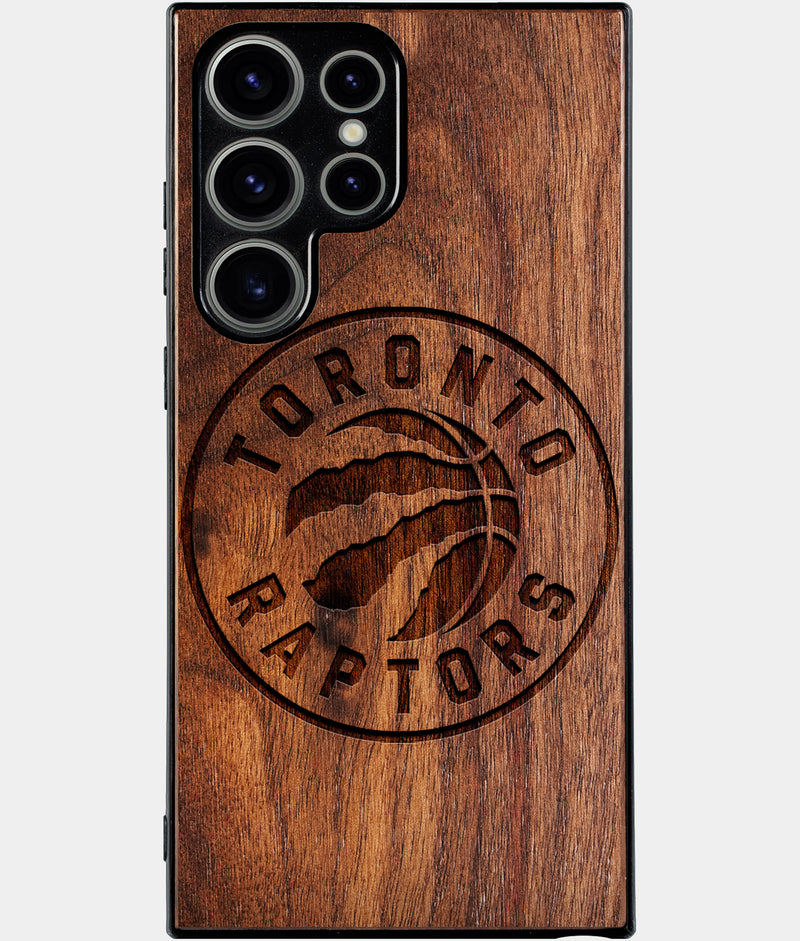Best Wood Toronto Raptors Samsung Galaxy S24 Ultra Case - Custom Engraved Cover - Engraved In Nature