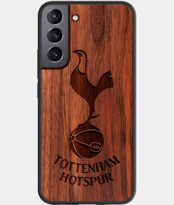 Best Walnut Wood Tottenham Hotspur F.C. Galaxy S21 FE Case - Custom Engraved Cover - Engraved In Nature