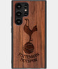 Best Wood Tottenham Hotspur F.C. Samsung Galaxy S22 Ultra Case - Custom Engraved Cover - Engraved In Nature