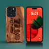 Custom Utah Jazz iPhone 15/15 Pro/15 Pro Max/15 Plus Case - Carved Wood Utah Jazz Cover