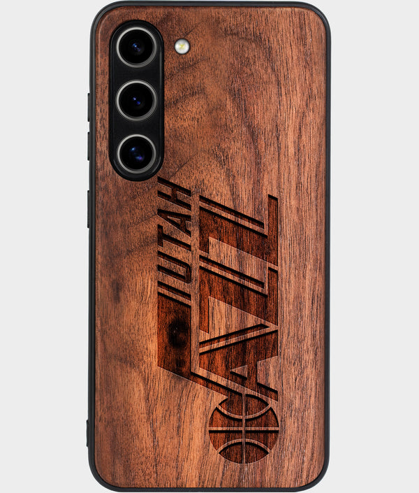 Best Wood Utah Jazz Galaxy S24 Case - Custom Engraved Cover - Engraved In Nature
