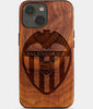 Custom Valencia CF iPhone 14 Cases - Valencia CF Personalized iPhone 14 Cover - Valencia Spain Football Club Valencia CF Birthday Gifts For Men 2022 Best Valencia CF Christmas Gifts Wood unique Valencia CF Gift For Him Monogrammed