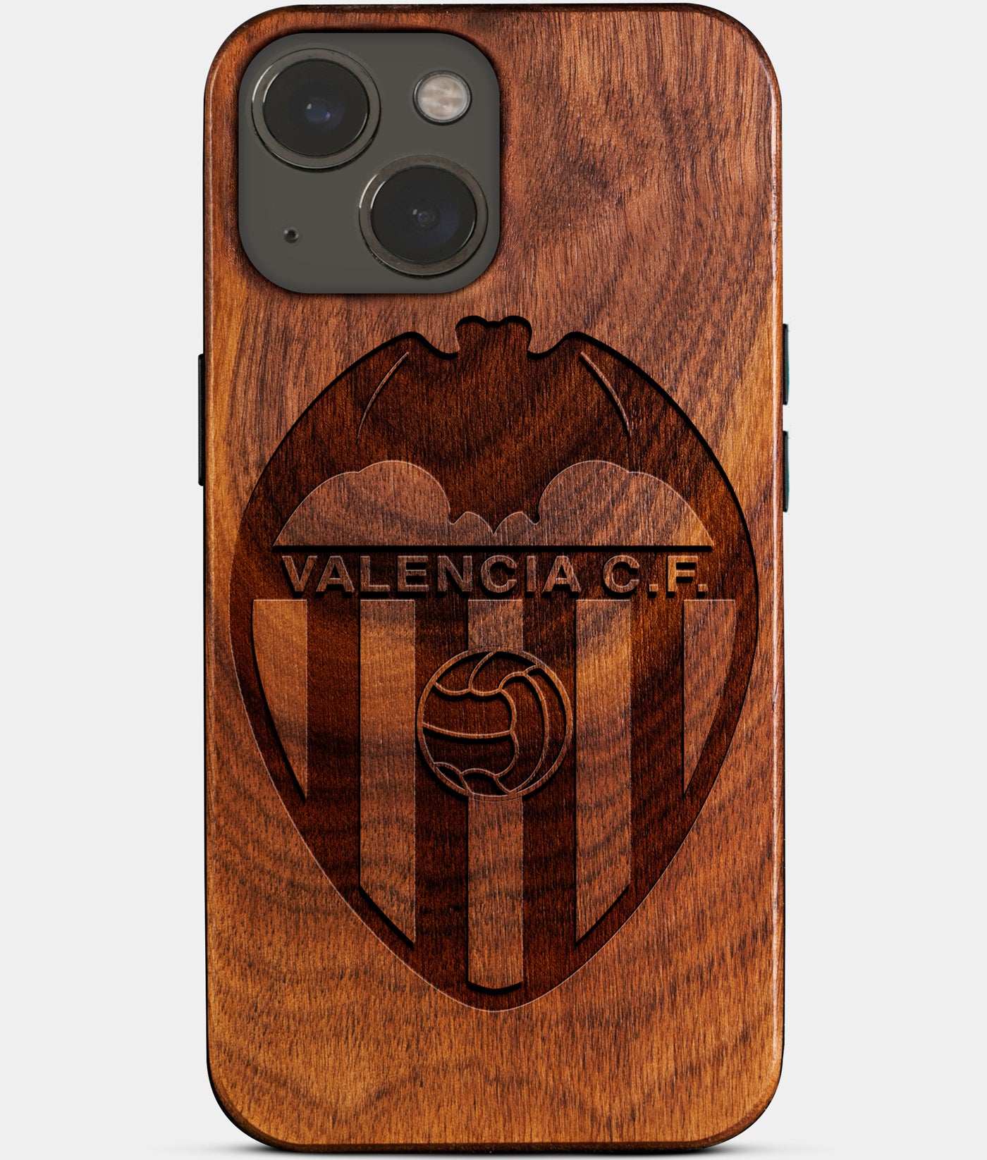 Custom Valencia CF iPhone 14 Plus Cases - Valencia CF Personalized iPhone 14 Plus Cover - Valencia Spain Football Club Valencia CF Birthday Gifts For Men 2022 Best Valencia CF Christmas Gifts Wood unique Valencia CF Gift For Him Monogrammed